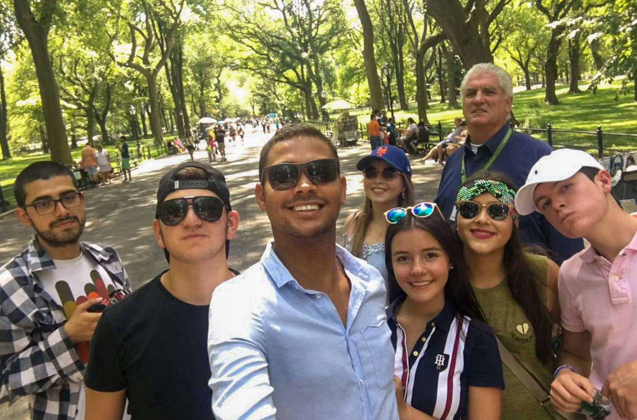 Brian Fisher guiding NYC Guide Pro guests